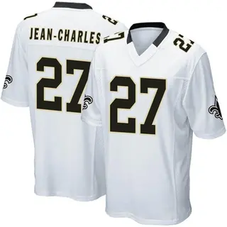 New Orleans Saints Men's Shemar Jean-Charles Game Jersey - White